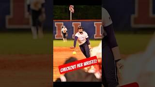  WOW! That Wrist Snap Tho! #softball