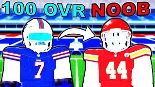 100 OVERALL Goes UNDERCOVER as a NOOB in NFL Universe Football!