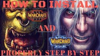 Warcraft 3 + Frozen Throne How To Install For PC/Laptop  Update+Tutorial