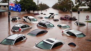 Catastrophic Floods Hit queensland, Australia !  Hervey Bay Submerged – Streets Turn into Rivers