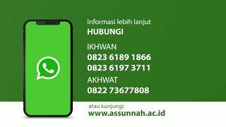 Informasi Penerimaan Mahasiswa/i Baru STAI As-Sunnah T.A.  2021 2022