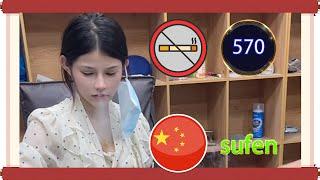 Sufen, a Chinese smoking girl who loves playing mahjong. 570