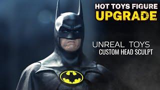 HOT TOYS UPGRADE UNREAL TOYS 1989 BATMAN CUSTOM HEAD SCULPT REVIEW