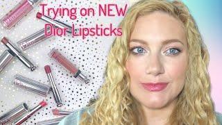 Dior Addict Stellar Halo Shine Lipstick Try-on Plus a few more