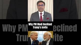 Why Did PM Modi Decline Trump’s Invite To The US? #modi #trump #pakistan