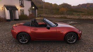 Forza Horizon 4 - 2016 Mazda MX-5 - Car Show Speed Jump Crash Test . 1440p 60fps.