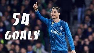 Cristiano Ronaldo All 54 Goals ● 2017/18 ●  HD 1080p ● ENGLISH COMMENTARY