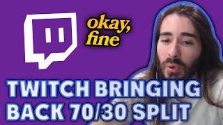 Twitch Brings Back 70/30 Creator Split | MoistCr1tikal