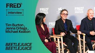 FRED's Interview: Michael Keaton, Tim Burton, Jenna Ortega - BEETLEJUICE BEETLEJUICE #venezia81