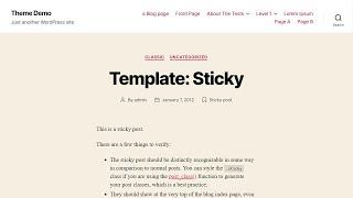 Twenty Twenty WordPress Theme Demo