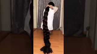 Thick Braid Challenge| Apply It Once,Get Super Healthy, Strong Hair#trending #haircare #shorts #yt