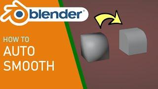 Blender how to auto smooth