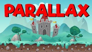 How to create simple Parallax Scrolling Background effect in 2D Unity game. Simple tutorial.