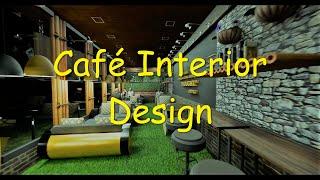 Amazing Cafe/Restaurant Interior Design - 3D Animation / THE JUNKYARD CAFE