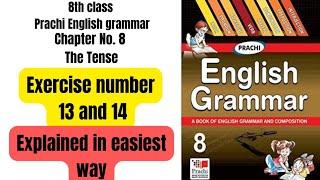 8th class Prachi English Grammar Chapter No. 8 Exercise-13 & 14