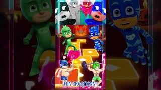 PJ Masks - Scary CatBoy  Gekko  Owlette x Coffin Dance Song | Tiles Hop EDM Rush #shorts