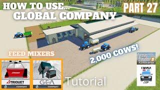 How To Use Global Company Part 27 - Feed Mixers - Farming Simulator 19