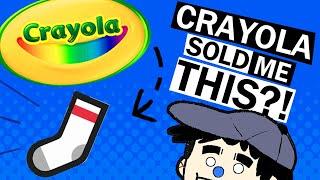 CRAYOLA SOLD ME A SOCK IN A BAG?!