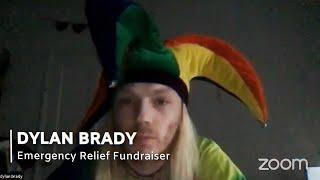 Dylan Brady live at Emergency Relief Fundraiser