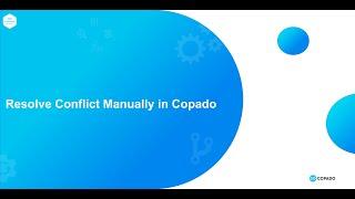 Resolve Conflict Manually in Copado