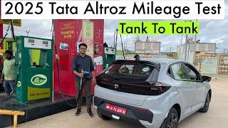 2025 New Tata Altroz ​​CNG Tank to Tank Mileage Test | Tata Altroz ​​CNG Mileage Test