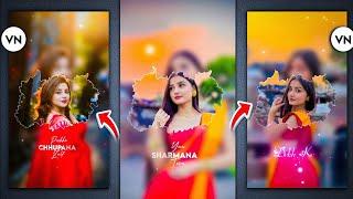 Trending Ink Splash Lyrics Video Editing In Vn App | Ink Splash Lyrics Status Video Editing Vn App