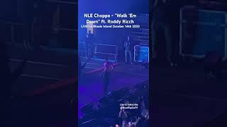 #NLEChoppa #roddyricch Walk ‘Em Down #live #rap #concerts #rhodeisland Oct.14th 2023 #hiphop #music