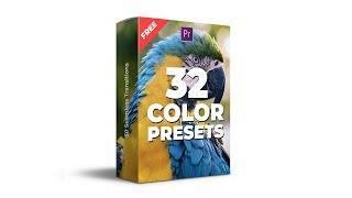 32 Color Presets for Premiere Pro (Free)