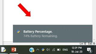 | Battery percent desktop notifier using python | | AK |