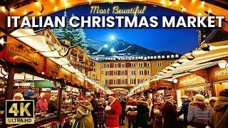 Discover the MOST BEAUTIFUL CHRISTMAS MARKET in ITALY! 