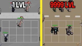 MAX LEVEL in Monster War: Toilet VS Camera Game