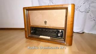 Tube Radio "Dominante RFT" from the 50s