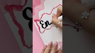 Easy Front Page Idea: English  #shorts #halyncalligraphy #frontpage