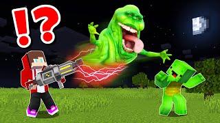 JJ and Mikey became GHOSTBUSTERS CHALLENGE in Minecraft / Maizen Minecraft