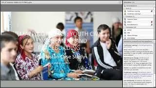 Youth Participation & Peace-Building in Conflict & Post-Conflict Environments: Tajikistan