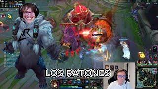 LOS RATONES Bausffs POV INSANE 12 CS Per Minute AP Volibear