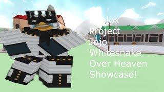 Roblox Project Jojo Whitesnake Over Heaven Showcase!