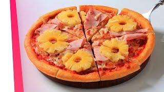 Ananas auf Pizza