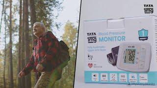 Showcasing BP Monitor benefits and its provision by Tata 1mg via a video