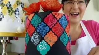 Lindy's cake tiling technique tutorial
