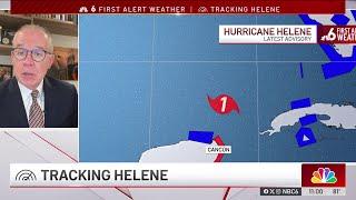 Helene remains a Category 1 hurricane, expected to bring catastrophic wind, surge