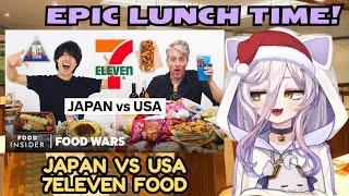 Henya Epic Lunch Time!: US vs Japan 7Eleven Food