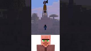 (Siren Head) Minecraft Villager Oi Oi Oi meme #shorts #minecraft