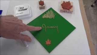 Fused Glass Stamping With Micas