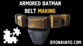 ARMORED BATMAN - Cosplay BELT Making - Batman BELT Eva Foam Template