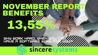 NOVEMBER 2020 BENEFIT REPORT SINCERE SYSTEMS With Cornel SINCERE SYSTEMS GROUP