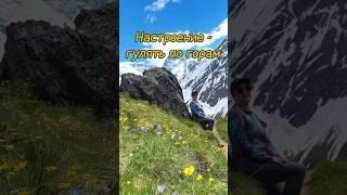 Прогулка к водопадам с видом на Кавказские горы? Пожалуй, да!#кавказ #горы #mountains #flowers #trip