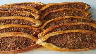  My Brother's Special Meat Pide Recipe for 40 Years  Real Meat Bread Recipe