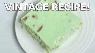 Grandma's Recipe | Lime Cottage Cheese Jello Salad