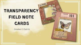 49 and Market Transparency Field Note Card - October E club Kit